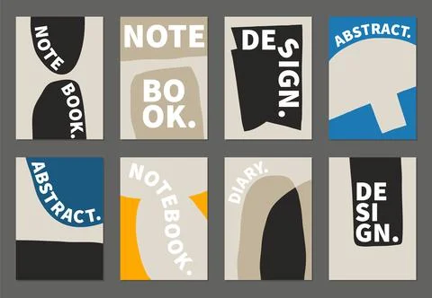 A4 Abstract Cover Design Stock Illustration