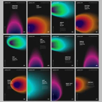 A4 brochure layout of covers design templates for flyer leaflet, A4 brochure Stock Illustration