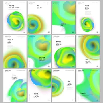 A4 brochure layout of covers design templates for flyer leaflet, A4 brochure Stock Illustration