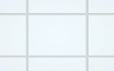 A4 Flyer / Letterhead Mock-Up - Multiple Flyers. 3D Illustration Stock Illustration