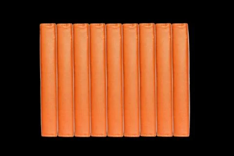 A4 lever arch folders isolated against a white background Stock Photos