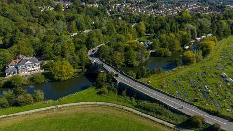 A4 Newbridge Road. Stock Photos