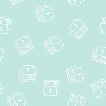 A4 paper format line seamless pattern Illustrazione stock