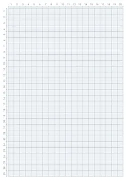 A4 size, graph paper with ruler, vector graphics Stock Illustration