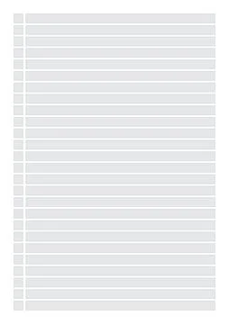 A4 Size Notes Template | Clean Minimal Study Notes Design Stock Illustration