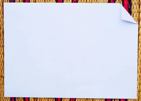 A4 white Stock Photos