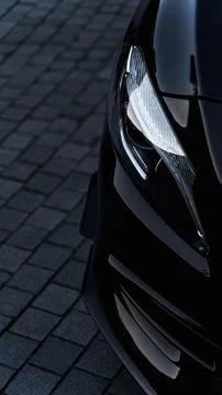 A45 AMG Headlight Stock Photos