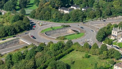 A46 - A4 Roundabout Foto stock