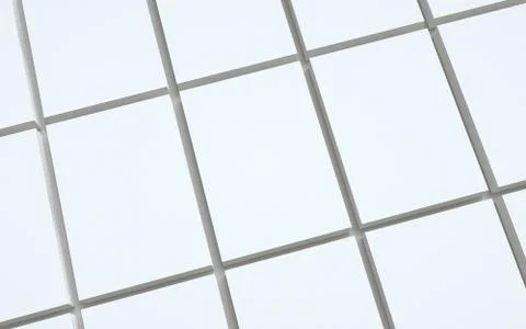 A5 Flyer / Brochure Mock-Up - Multiple Stacks of Flyers. 3D Illustration Stock Illustration