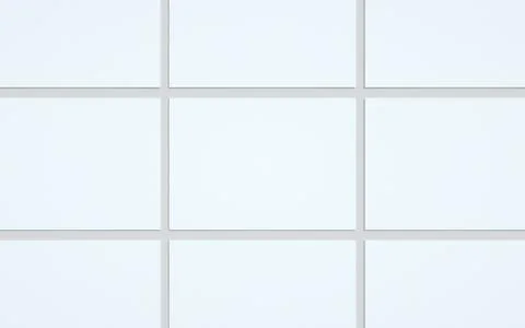 A5 Flyer / Brochure Mock-Up - Multiple Flyers. 3D Illustration Stock Illustration