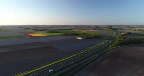 A6 highway, Netherlands 库存影片 149197214