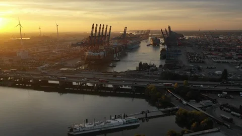 A7 Hamburg Stock Footage 96177632
