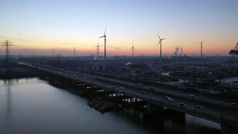 A7 Waltershof Stock Footage 105100895