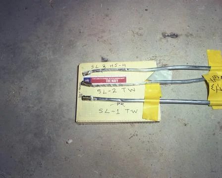 A761433 U12E SLIFER EVALUATION TEST CHARLES GULICK JR.(Project Engineer) N... Foto stock