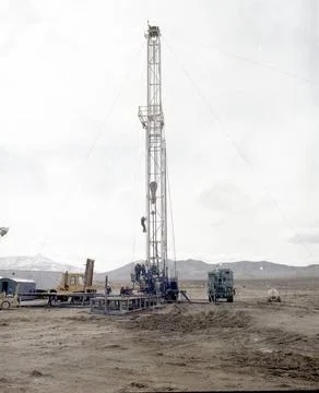 A810451 DRILL RIGS F&amp;S OPERATIONS J. BARTLETT (Project Engineer) JAN 13 81... Foto stock