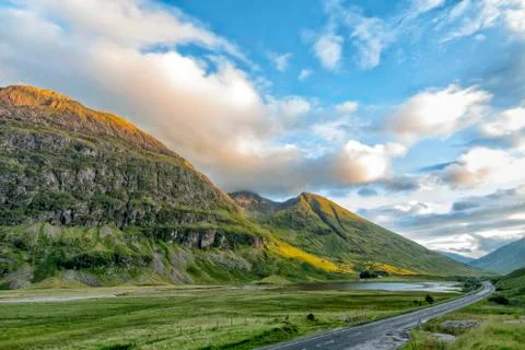 A82 Highway in Glencoe Stock Photos