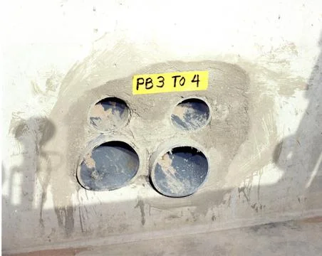 A841325 SAFEGUARD PULL BOX CABLE ROUTING JEFF EVERETT (Project Engineer) N... Stock Photos