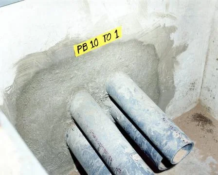A841330 SAFEGUARD PULL BOX CABLE ROUTING JEFF EVERETT (Project Engineer) N... Stock Photos