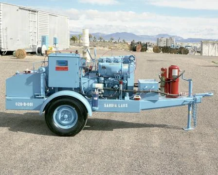A900311 GENERAL TEST GENERATORS W. BAKER (Project Engineer) APR 24 90 EG&amp;G... Stock Photos