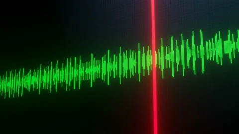 AA-40 Sound wave. Video stock 171558461