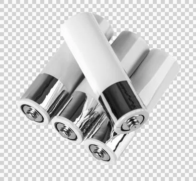 AA batteries Closeup Stock Photos