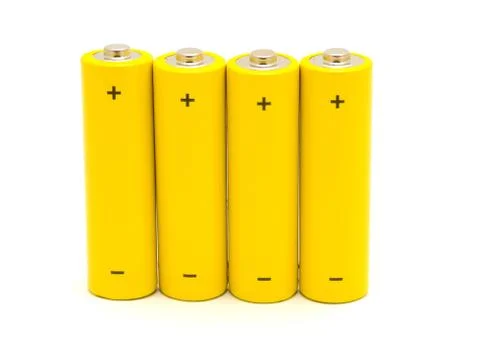 Aa batteries 스톡 사진
