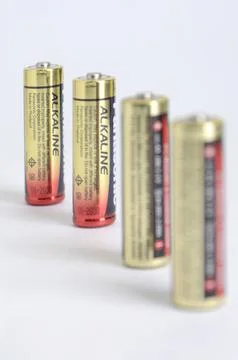 AA batteries Stock Photos