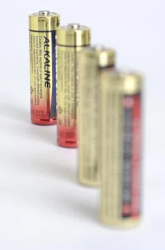 AA batteries Stock Photos