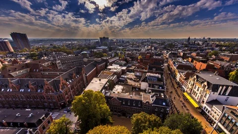 Aa toren afternoon Stock Footage 124260128