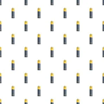 Aaa alkaline battery pattern generating electric power background Stock Illustration