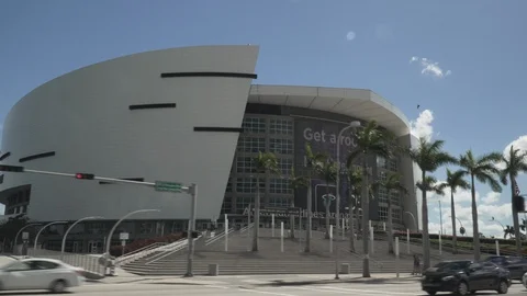 AAA Arena Downtown Miami Video stock 104578073
