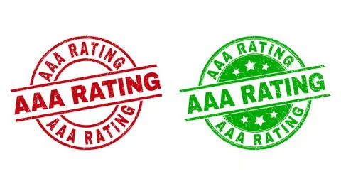 AAA RATING Round Watermarks Using Corroded Surface Illustrazione stock