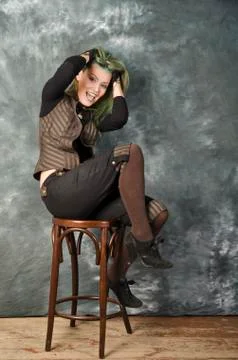 Aaaaa, i'm scared! Stock Photos