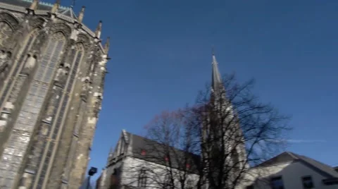 Aachen Cathedral, Germany Stock Footage 44182461