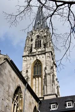 Aachen cathedral Stock Photos
