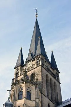 Aachen cathedral Stock Photos