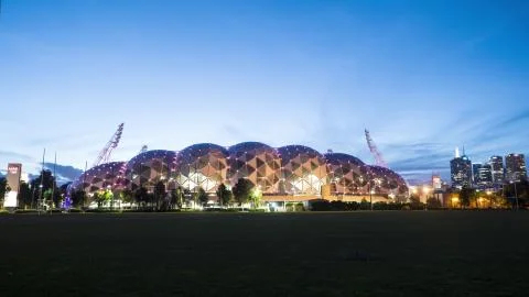 AAMI Park - Melbourne Rectangular Arena Stock Photos