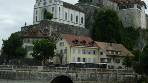 Aarburg Castle Stock Footage 198511548