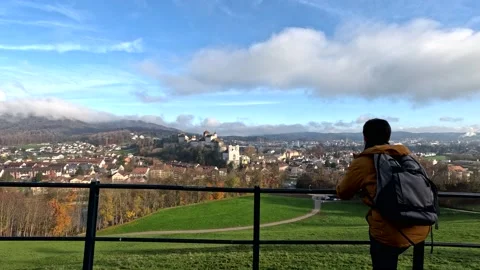 Aarburg panorama Video stock 223011843