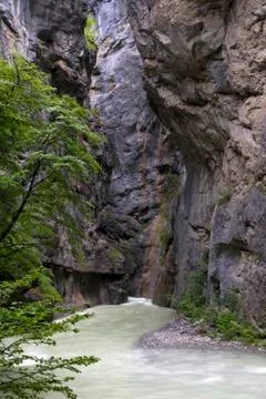 The Aare gorge Stock Photos