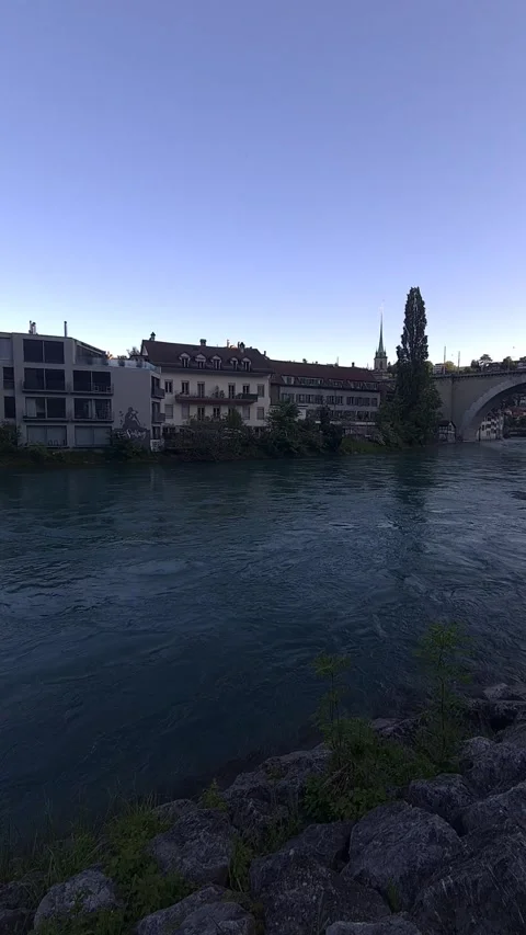 Aare river Vídeos de archivo 296113265