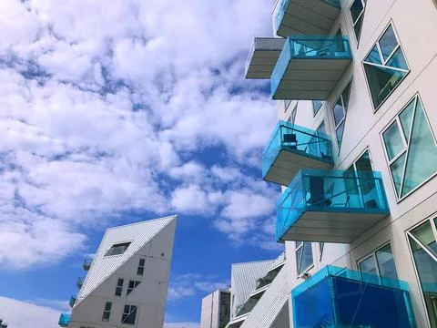Aarhus - Denmark,Iceberg.... Stock Photos