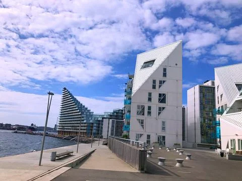 Aarhus - Denmark,Iceberg.... Stock Photos