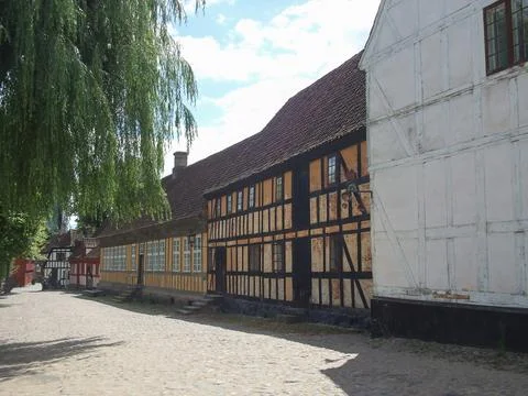 Aarhus Old Town in Denmark Foto stock