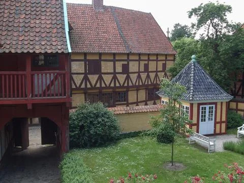Aarhus Old Town in Denmark Stock Photos