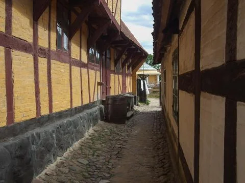 Aarhus Old Town in Denmark Foto stock