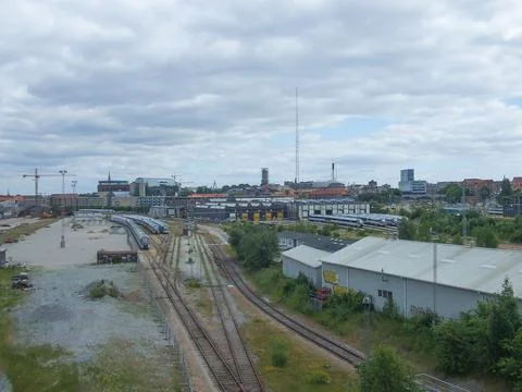 Aarhus station Stock-Fotos