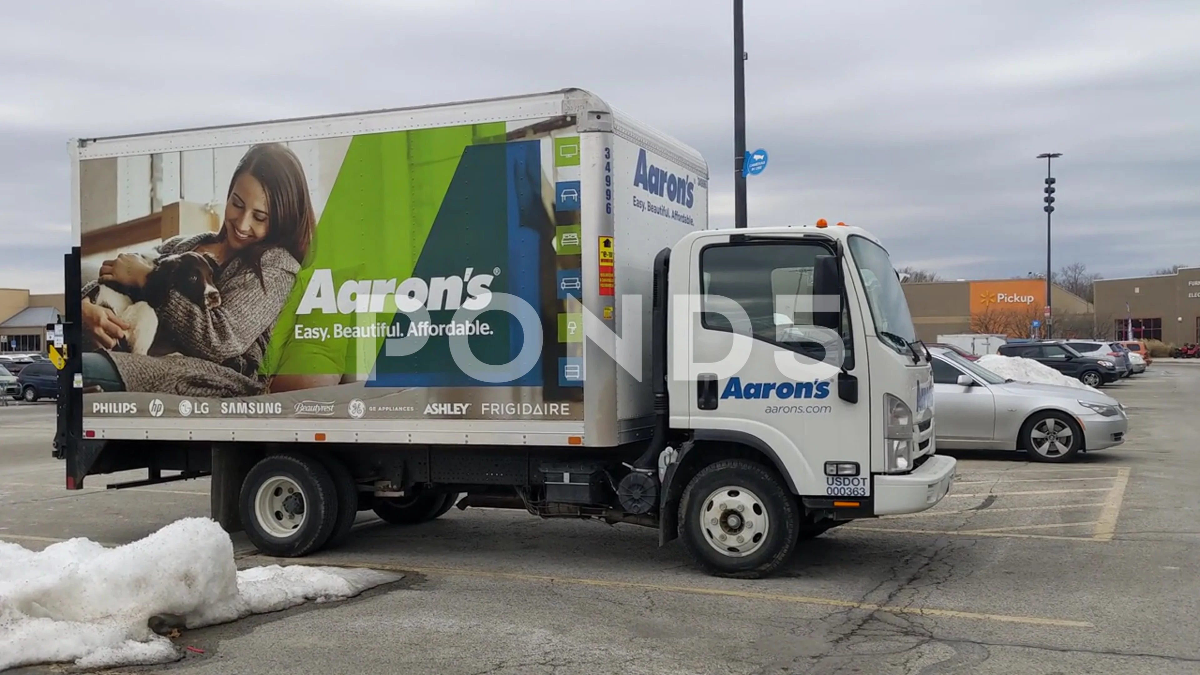 Aarons Delivery Truck Free Delivery And Set Up Aaron's