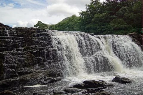 Aasleagh Falls Ireland Stock Photos