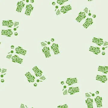 Ab email split test marketing glyph seamless pattern Illustrazione stock